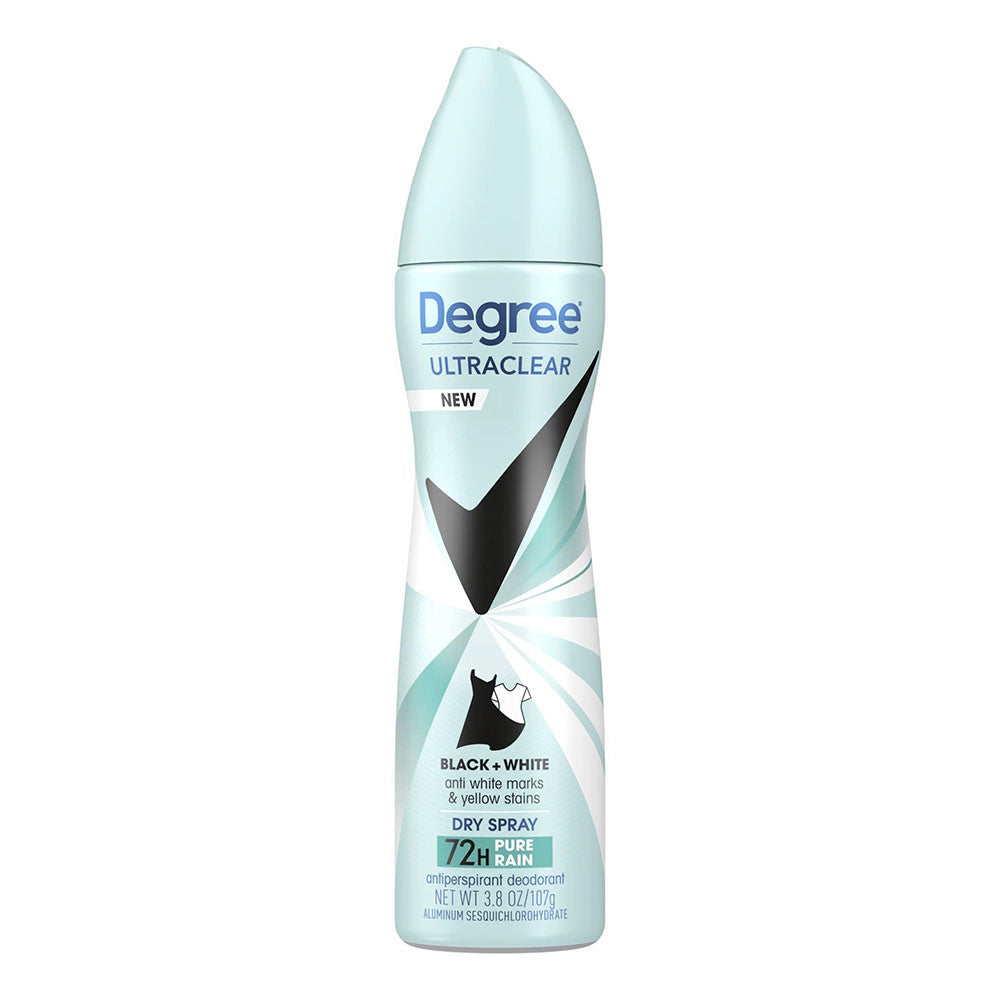 Degree UltraClear Dry Spray Pure Rain Antiperspirant Deodorant for Women, 3.8 Oz